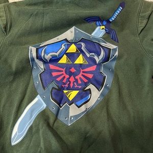 Link legend of Zelda cosplay zip up hoodie
